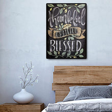 Charger l'image dans la galerie, Lettre bénie - diamant rond complet - 30x40cm