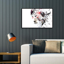 Charger l'image dans la galerie, Travail manuel de fille abstrait - diamant rond complet - 40x30cm