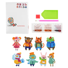 Charger l'image dans la galerie, 8pcs-Animal-Diamond Painting Autocollants