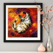 Charger l'image dans la galerie, Animal de chat - diamant rond complet - 30x30cm