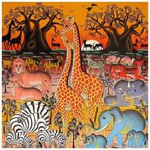 Charger l'image dans la galerie, Girafe animal - diamant rond complet - 30x30cm