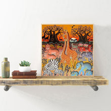 Charger l'image dans la galerie, Girafe animal - diamant rond complet - 30x30cm