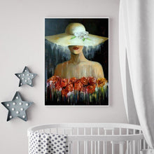 Charger l'image dans la galerie, Fille - diamant rond complet - 30x40cm