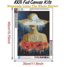 Charger l'image dans la galerie, Fille - diamant rond complet - 30x40cm