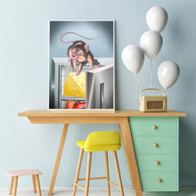 Charger l'image dans la galerie, Animal de souris - diamant rond complet - 30x40cm