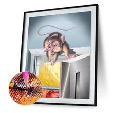 Charger l'image dans la galerie, Animal de souris - diamant rond complet - 30x40cm