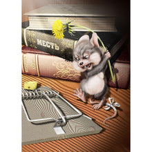 Charger l'image dans la galerie, Animal de souris - diamant rond complet - 30x40cm