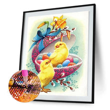 Charger l'image dans la galerie, Poulet - diamant rond complet - 30x40cm