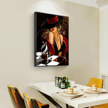 Charger l'image dans la galerie, Femmes de beauté - diamant rond complet - 30x40cm