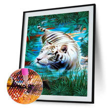 Charger l'image dans la galerie, Tigre - diamant rond complet - 30x40cm