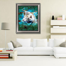 Charger l'image dans la galerie, Tigre - diamant rond complet - 30x40cm