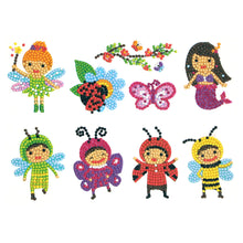 Charger l'image dans la galerie, 8pcs-Animal Kids-Diamond Painting Autocollants
