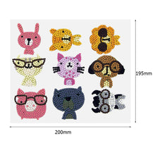 Charger l'image dans la galerie, 9pcs-Animal-Diamond Painting Autocollants