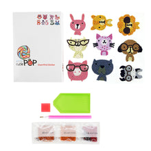 Charger l'image dans la galerie, 9pcs-Animal-Diamond Painting Autocollants