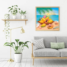 Charger l'image dans la galerie, Fruits de plage - diamant rond complet - 30x30cm