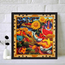 Charger l'image dans la galerie, Poisson de dessin animé - diamant rond complet - 30x30cm