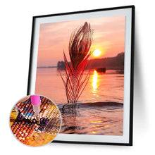 Charger l'image dans la galerie, Fleurs de bord de mer - diamant rond complet - 30x40cm