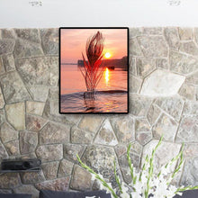 Charger l'image dans la galerie, Fleurs de bord de mer - diamant rond complet - 30x40cm