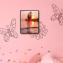 Charger l'image dans la galerie, Fleurs de bord de mer - diamant rond complet - 30x40cm
