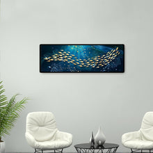 Charger l'image dans la galerie, École de poisson - diamant rond complet - 80x30cm