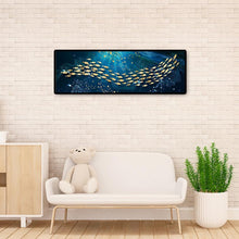 Charger l'image dans la galerie, École de poisson - diamant rond complet - 80x30cm