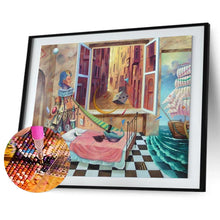 Charger l'image dans la galerie, Salle de poupée - diamant rond complet - 30x40cm