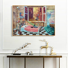 Charger l'image dans la galerie, Salle de poupée - diamant rond complet - 30x40cm