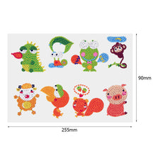 Charger l'image dans la galerie, 8pcs-Animal-Diamond Painting Autocollants