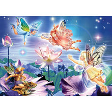 Charger l'image dans la galerie, Fée - diamant rond complet - 30x40cm