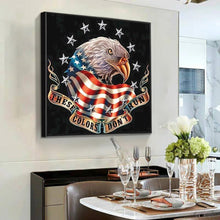 Charger l'image dans la galerie, Aigle - diamant rond complet - 40x40cm