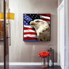 Charger l'image dans la galerie, Aigle - diamant rond complet - 40x40cm