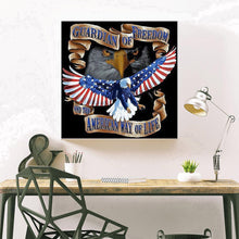 Charger l'image dans la galerie, Aigle - diamant rond complet - 40x40cm