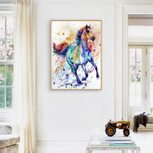 Charger l'image dans la galerie, Chevalation - diamant rond complet - 30x40cm