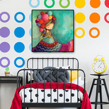 Charger l'image dans la galerie, Fille de dessin animé - diamant rond complet - 50x50cm