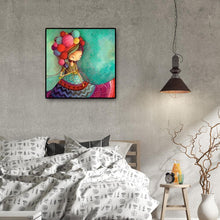 Charger l'image dans la galerie, Fille de dessin animé - diamant rond complet - 50x50cm