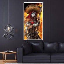 Charger l'image dans la galerie, Portrait pirate - diamant rond complet - 45x85cm
