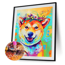 Charger l'image dans la galerie, Chiot - diamant rond complet - 30x40cm