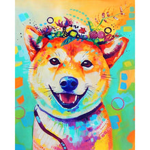 Charger l'image dans la galerie, Chiot - diamant rond complet - 30x40cm