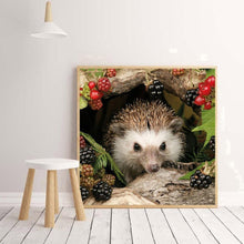 Charger l'image dans la galerie, Hérisson animal - diamant rond complet - 30x30cm