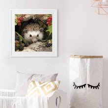 Charger l'image dans la galerie, Hérisson animal - diamant rond complet - 30x30cm