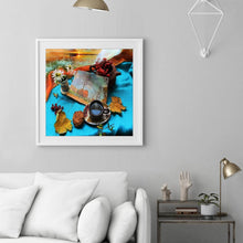 Charger l'image dans la galerie, Café - diamant rond complet - 30x30cm