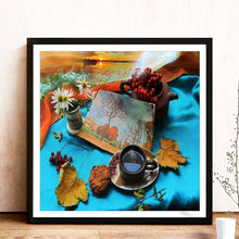 Charger l'image dans la galerie, Café - diamant rond complet - 30x30cm