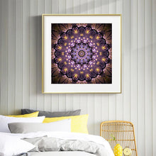 Charger l'image dans la galerie, Fleur colorée - diamant rond complet - 30x30cm