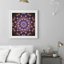 Charger l'image dans la galerie, Fleur colorée - diamant rond complet - 30x30cm