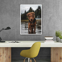 Charger l'image dans la galerie, Chien - diamant rond complet - 30x40cm