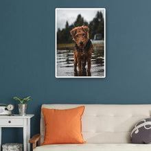 Charger l'image dans la galerie, Chien - diamant rond complet - 30x40cm