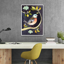 Charger l'image dans la galerie, Oiseaux - diamant rond complet - 30x40cm