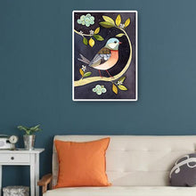 Charger l'image dans la galerie, Oiseaux - diamant rond complet - 30x40cm
