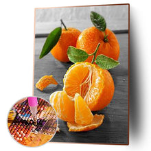 Charger l'image dans la galerie, Orange - diamant rond complet - 30x40cm