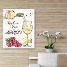 Charger l'image dans la galerie, Verre à vin - diamant rond complet - 30x40cm